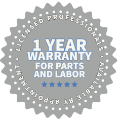 1 Year Parts and Labor Warranty 